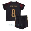 Conjunto (Camiseta+Pantalón Corto) Alemania Leon Goretzka 8 Segunda Equipación Mundial 2022 - Niño